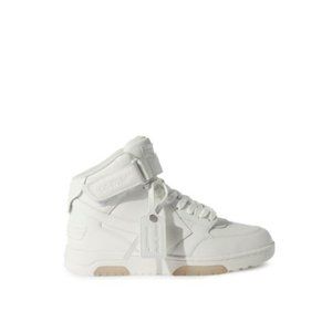 Off-White c/o Virgil AblohMen's White Out Of Office Mid Top Lea